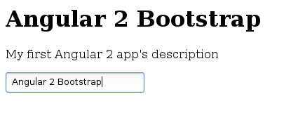 Angular2 first running