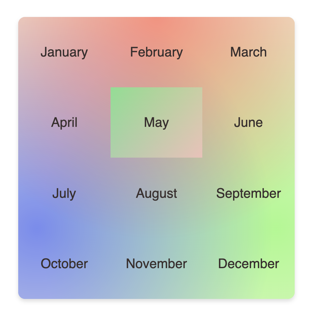month-selector